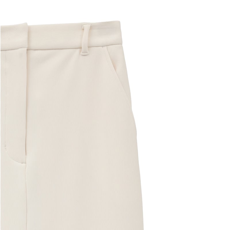 CLANE クラネ “RIB STRIPE STRAIGHT SKIRT” リブストライプスト