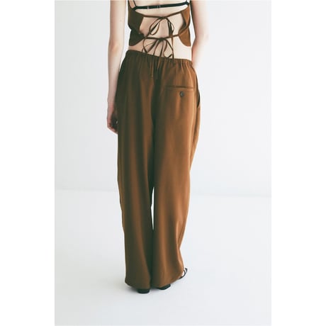 CLANE クラネ “DRAWSTRING LOOSE TUCK PANTS” ドローストリングルーズタックパンツ