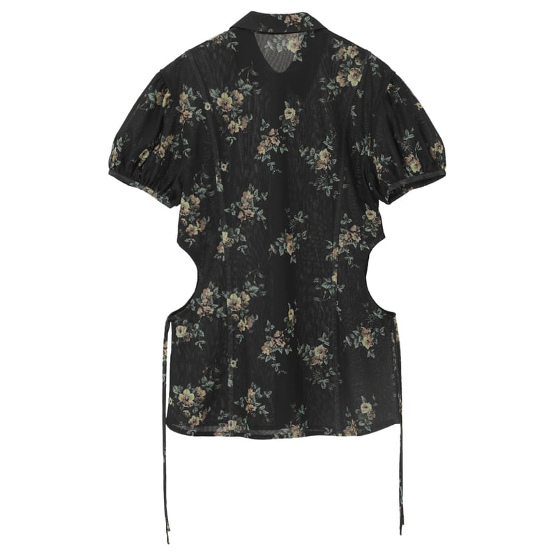 CLANE クラネ ”FLOWER SIDE HOLE SHIRTS” フラワーサイドホールシ