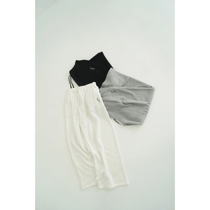 クラネ　CLANE LOGO SWEAT TUCK WIDE PANTS CLANE クラネ “LOGO SWEAT TUCK WIDE PANTS” ロゴスウェットタ