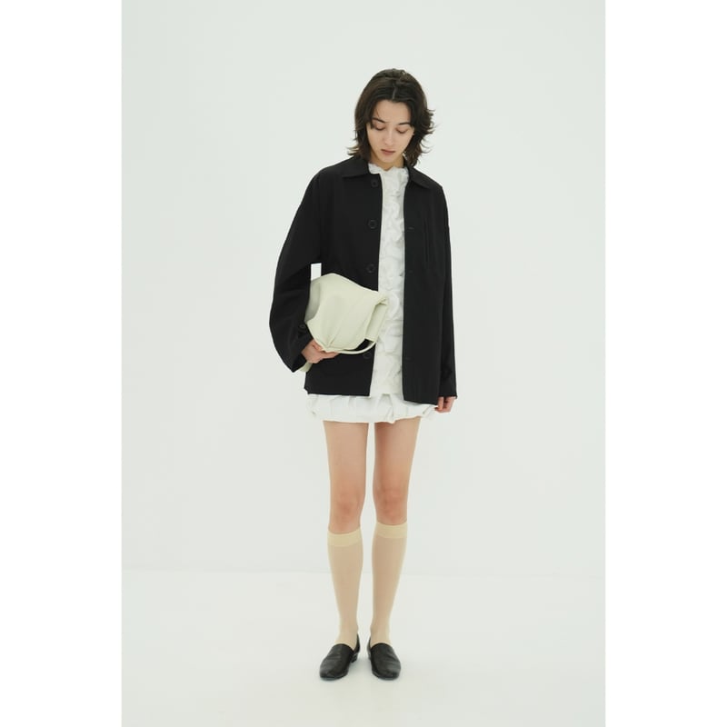 CLANE クラネ “WOOL NYLON SINGLE JACKET” ウールナイロンシング
