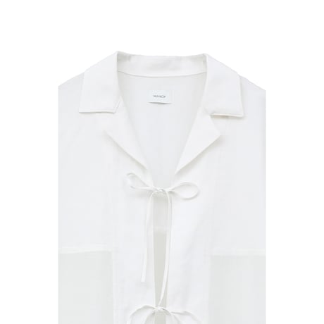 MANOF マノフ “LINEN SHEER DOCKING” リネンシアードッキング