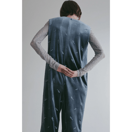 MANOF マノフ “VELOR EMBROIDERY ALL IN ONE” ベロアエンブロイダリーオールインワン