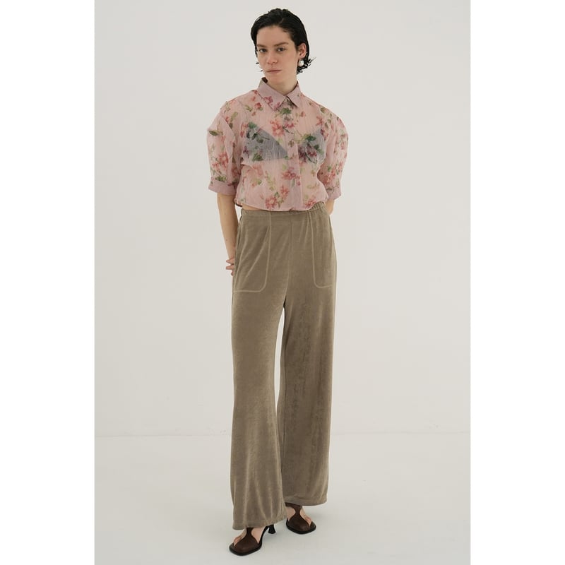 未使用タグ付き CLANE クラネ BRIGHT JERSEY PANTS 0