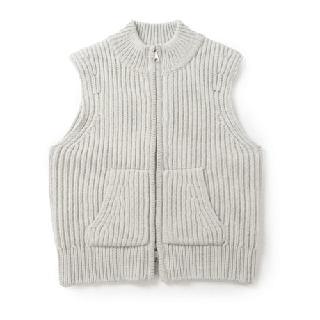 MY___ マイ“LOW GAUGE WOOL DRIVERS KNIT VEST” ロウゲージウールドライバーズニットベスト