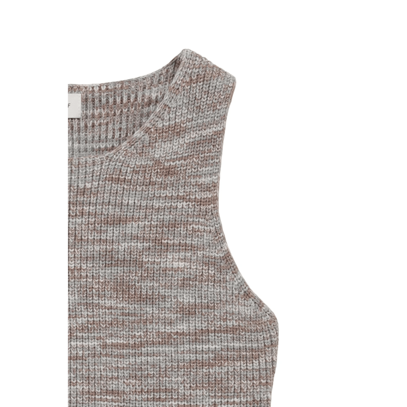 MANOF マノフ “RIB PEPLUM KNIT TOPS” リブペプラムニット