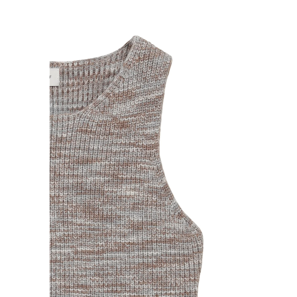 MANOF マノフ “RIB PEPLUM KNIT TOPS” リブペプラムニット