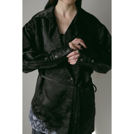 MANOF マノフ “JACQUARD CACHECOEUR SHIRT” ジャガードカシュクールシャツ