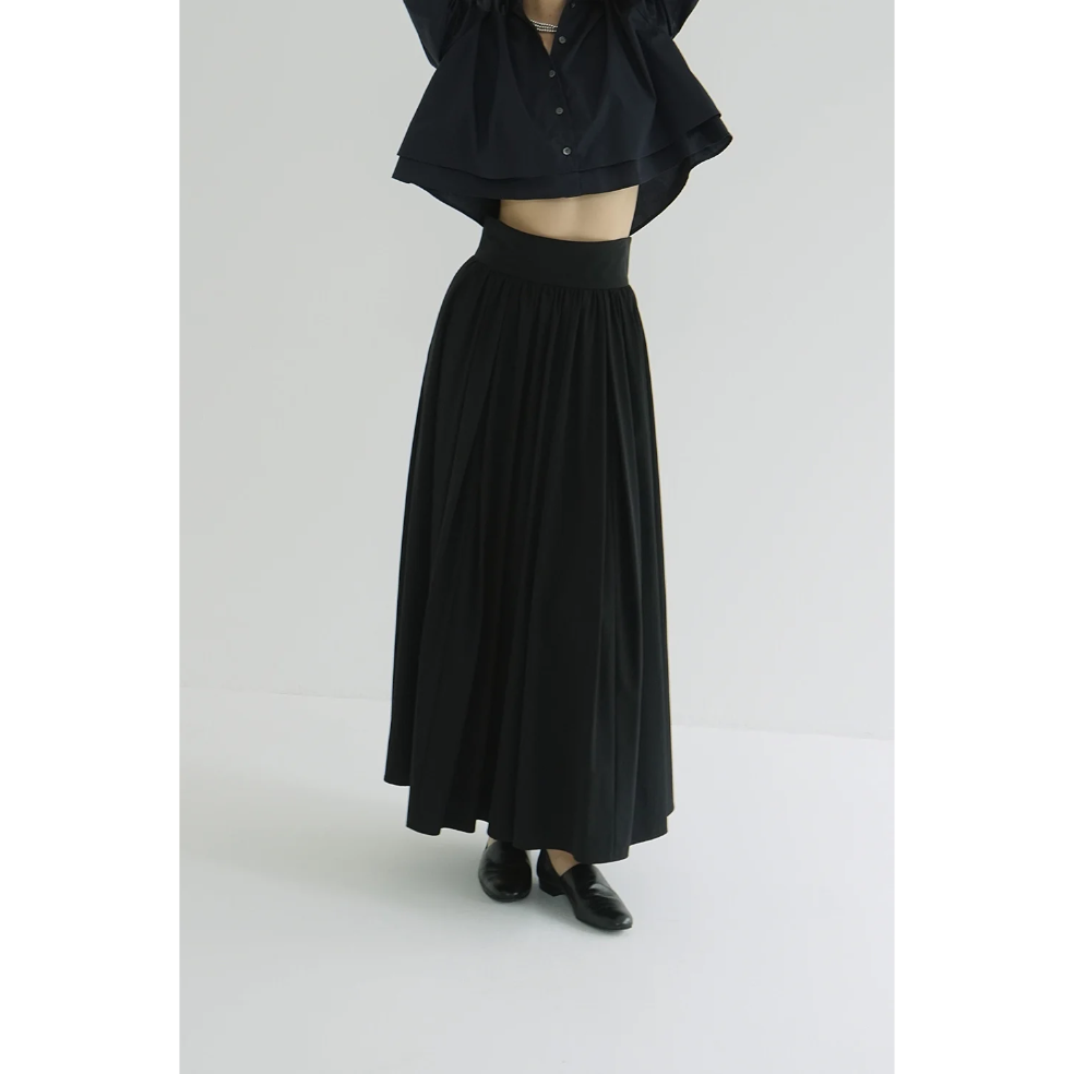 CLANE クラネ “WIDE BELT FLARE SKIRT” ワイドベルトフレアスカート
