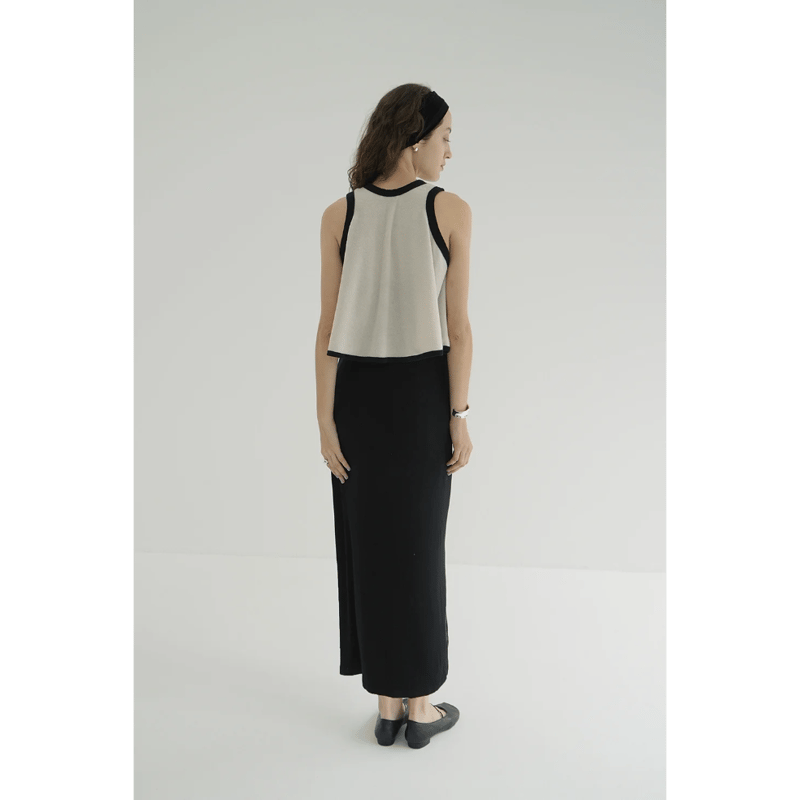 CLANE クラネ “PILE FLARE TANK TOPS” パイルフレアタンク