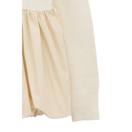 CLANE クラネ “DOCKING POWERSHOULDER KNIT TOPS” ドッキングパワーショルダーニットトップス