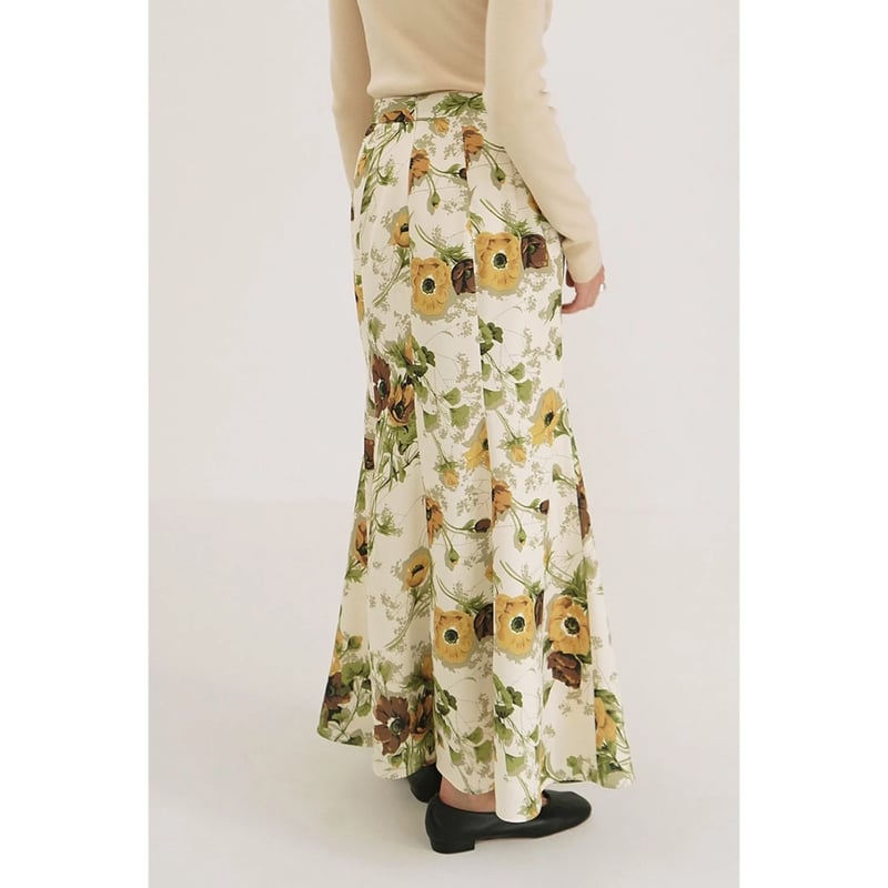 CLANE クラネ SCARF FLOWER MERMAID SKIRT CLANE クラネ “SCARF FLOWER MERMAID SKIRT” スカーフフラワー