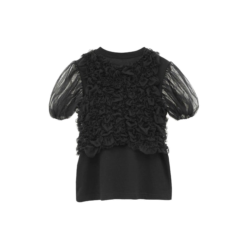 CLANE クラネ “TULLE VEST LAYERED TOPS” チュールベストレイヤー