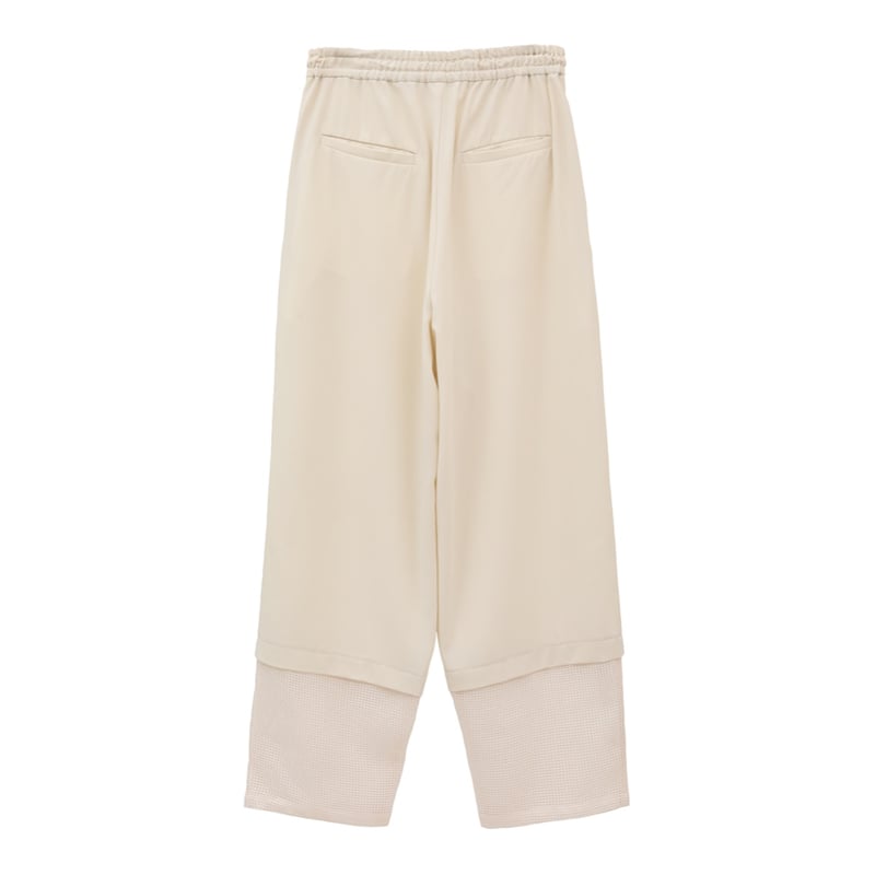 MANOF マノフ “SHEER HEM PANTS” シアーヘムパンツ | t / wo