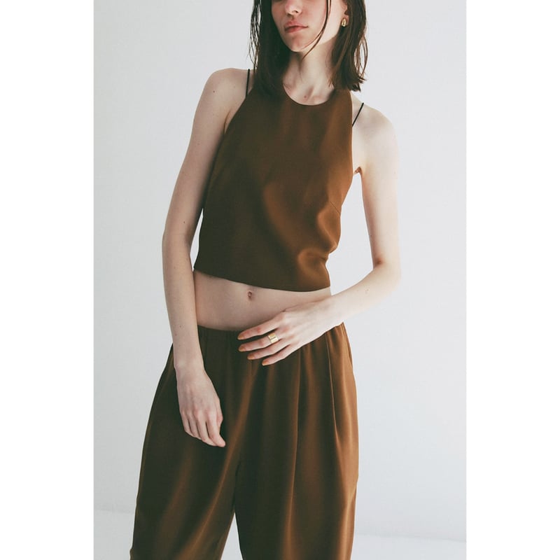 CLANE クラネ “ BACK RIBBON HALTER BUSTIER” バックリボンホ