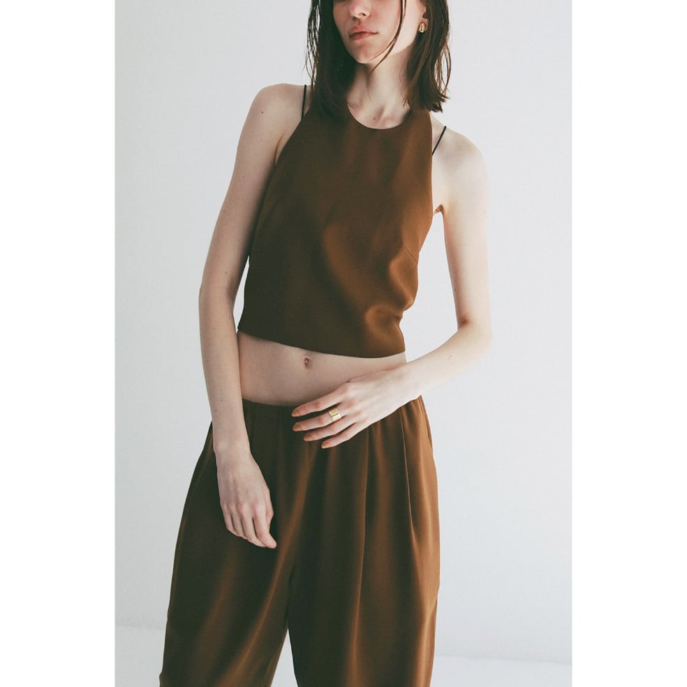 CLANE クラネ “ BACK RIBBON HALTER BUSTIER” バックリボンホ
