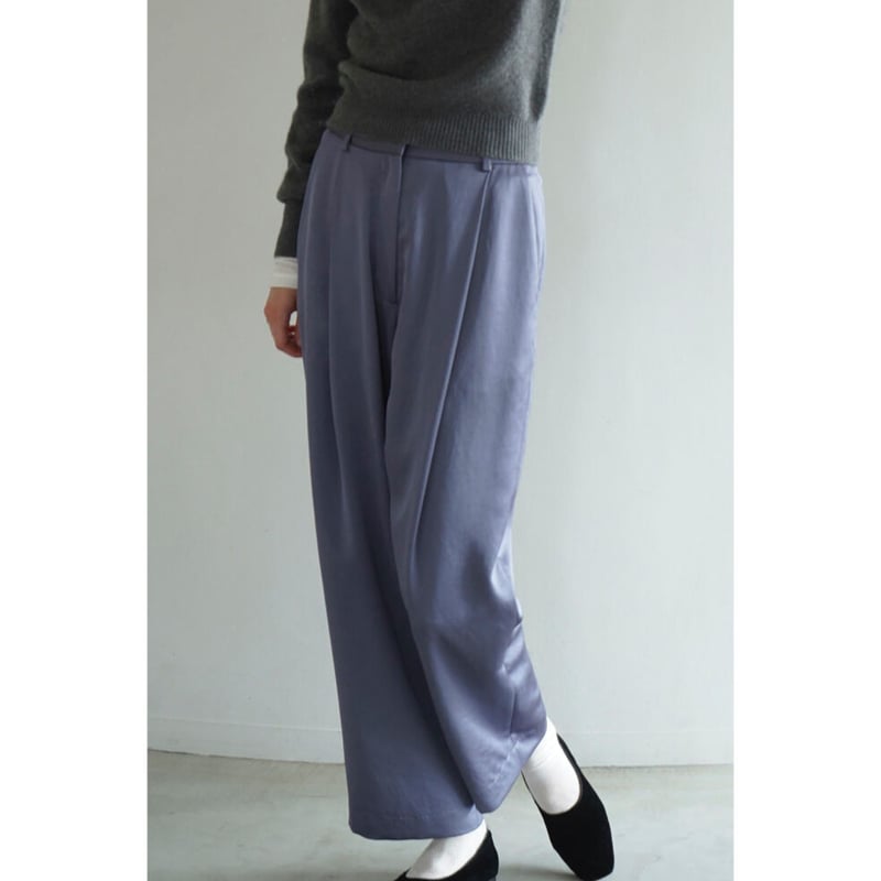 ClANE SATIN SLACKS PANTS