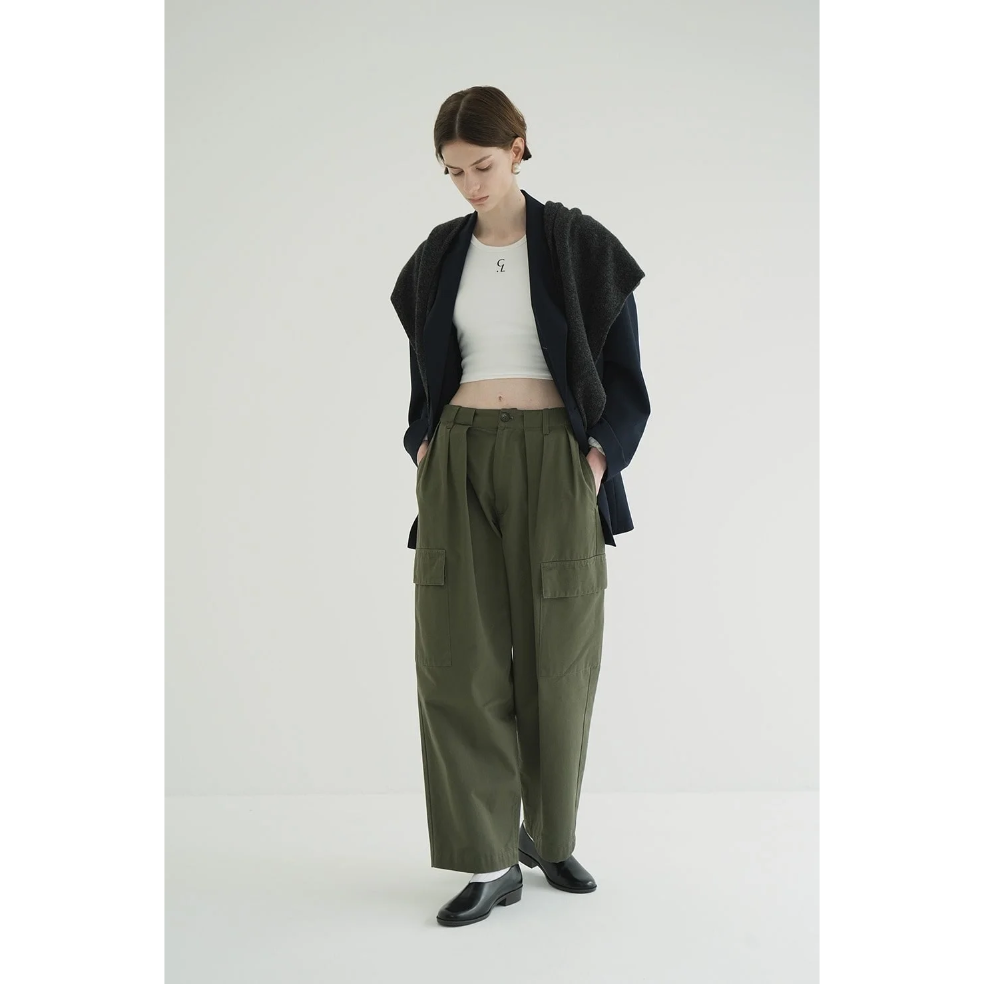 クラネ正規品❗️新品紙タグ付き⭐️タックワイドパンツTUCK PANTS CLANE クラネ “WIDE TUCK WORK PANTS” ワイドタックワークパンツ
