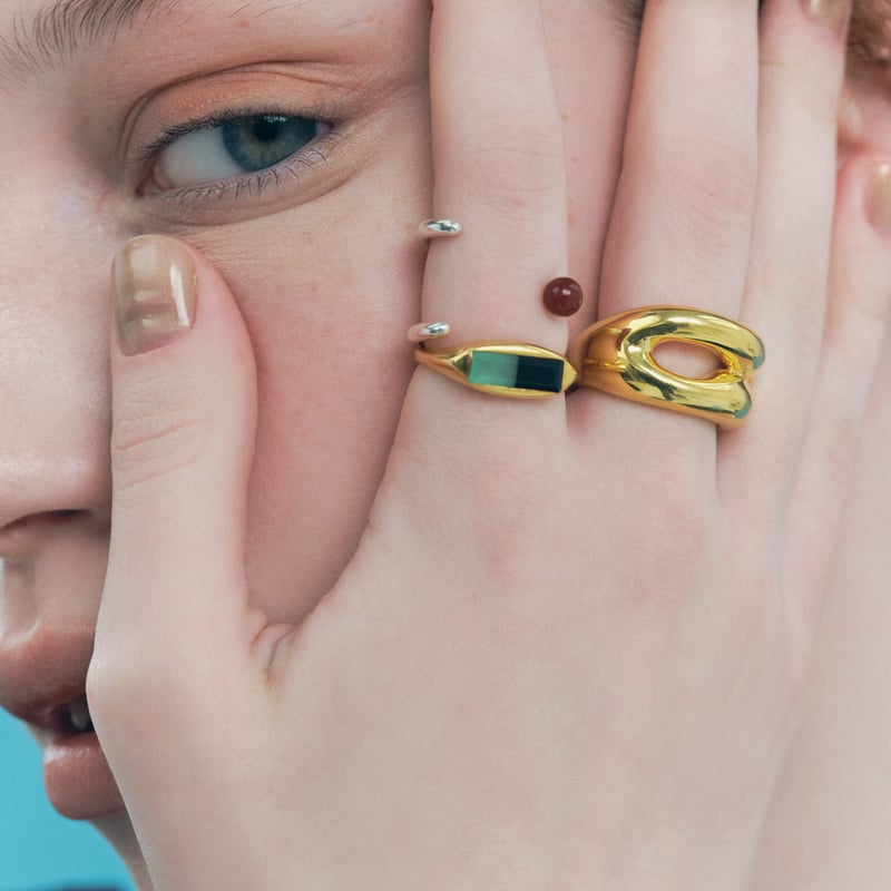 未使用保管品　ラピス使用　ファラオ風デザインリング　ティアラ型 Amazon.co.jp: Aoligrace CZ プリンセス ダイアナ ウェディング