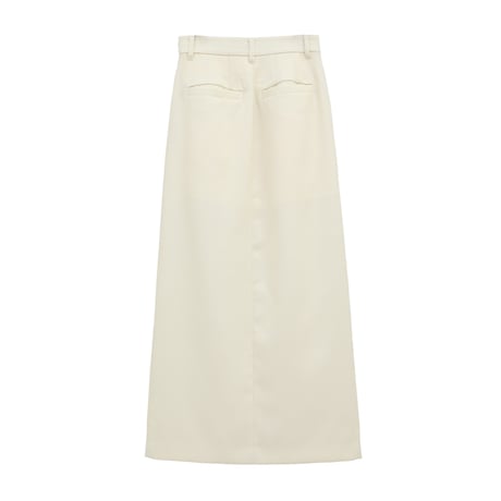 CLANE クラネ “FRONT SLIT TUCK SKIRT” フロントスリットタックスカート