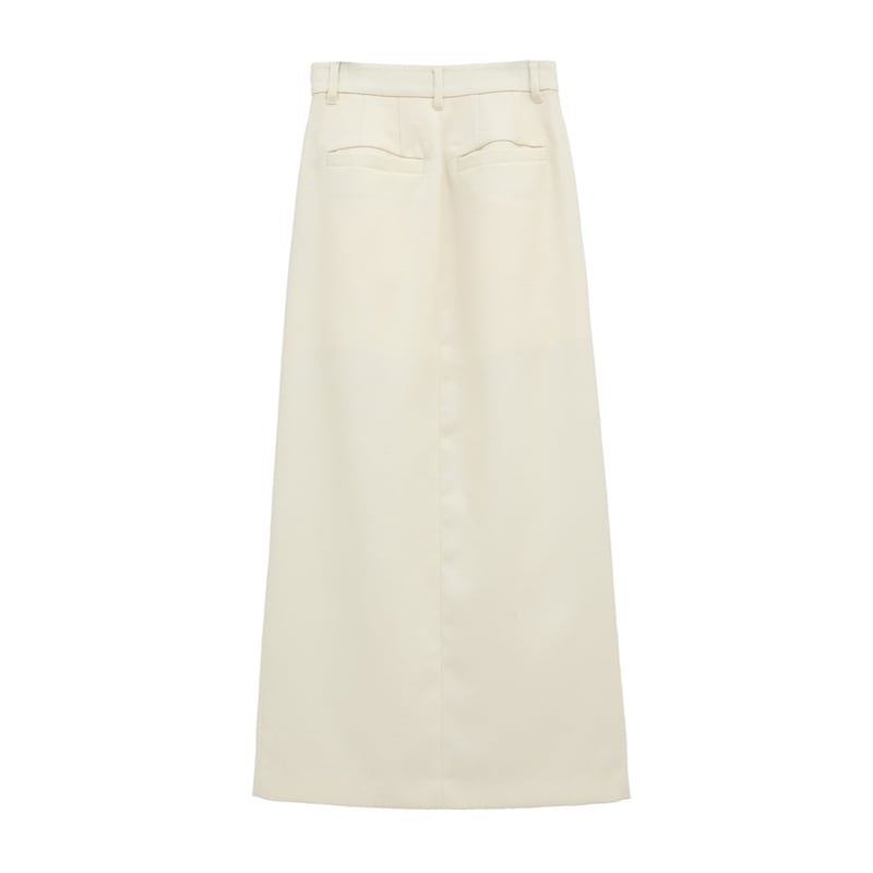 CLANE クラネ “FRONT SLIT TUCK SKIRT” フロントスリットタックスカ