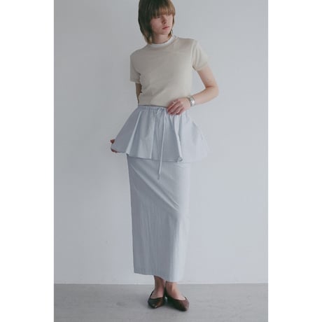 MANOF マノフ “BASIC TULLE T-SHIRT” ベーシックチュールTシャツ