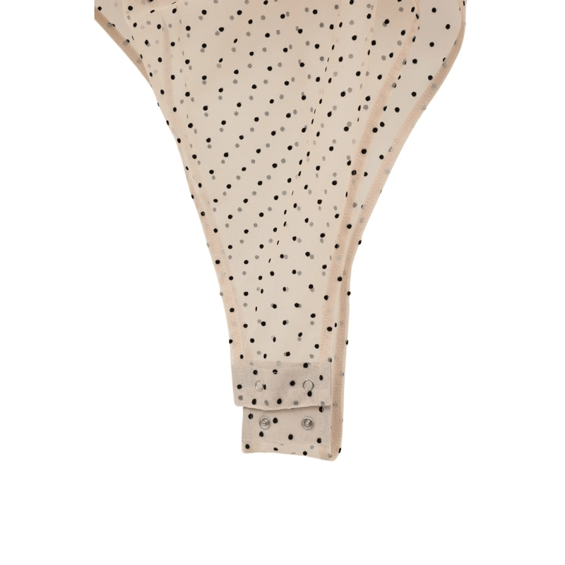 CLANE クラネ “SHEER DRAPE BODYSUITS” シアードレープボディスーツ