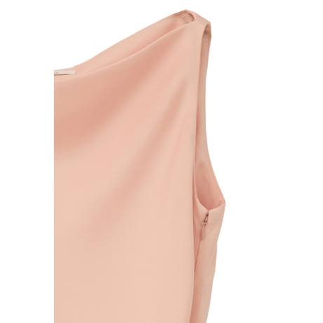 CLANE クラネ “SATIN DRAPE TOPS” サテンドレープトップス