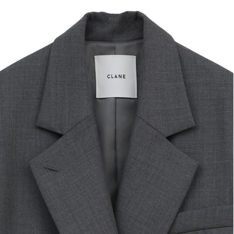 CLANE クラネ “FRILLED TAILORED JACKET” フリルテイラードジャケット