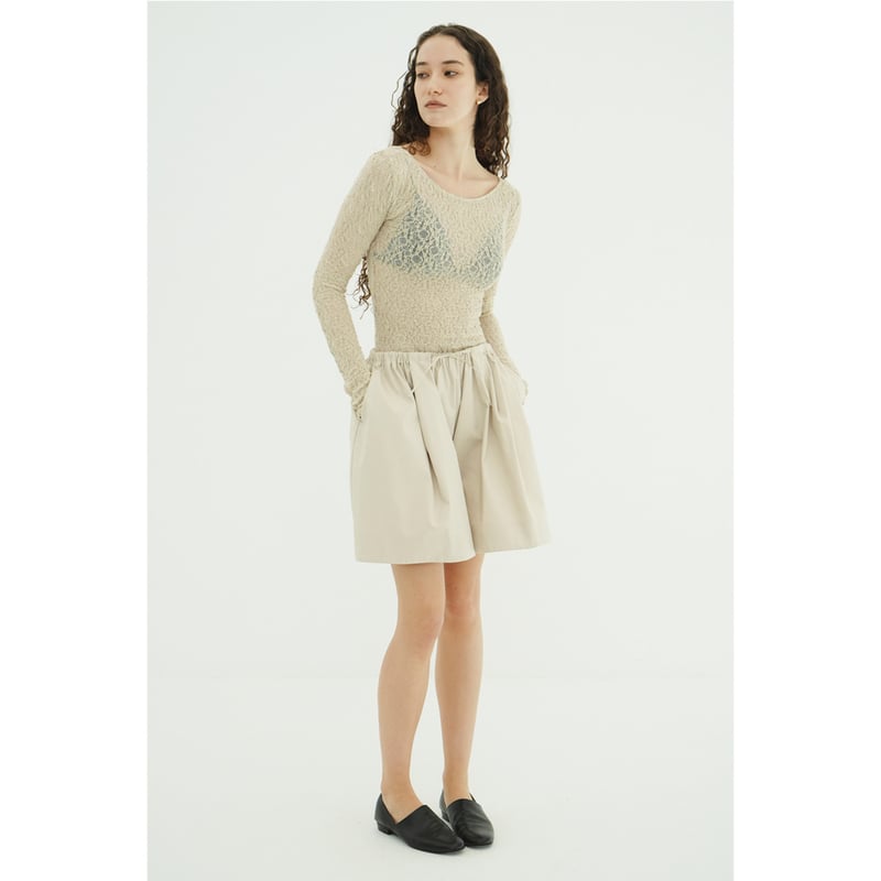 CLANE クラネ “BACK OPEN LACE BODYSUIT” バックオープンレースボ