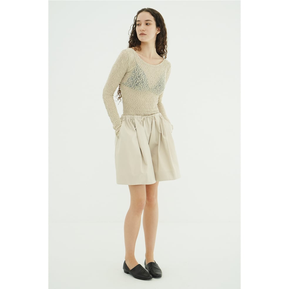 CLANE クラネ “BACK OPEN LACE BODYSUIT” バックオープンレースボ