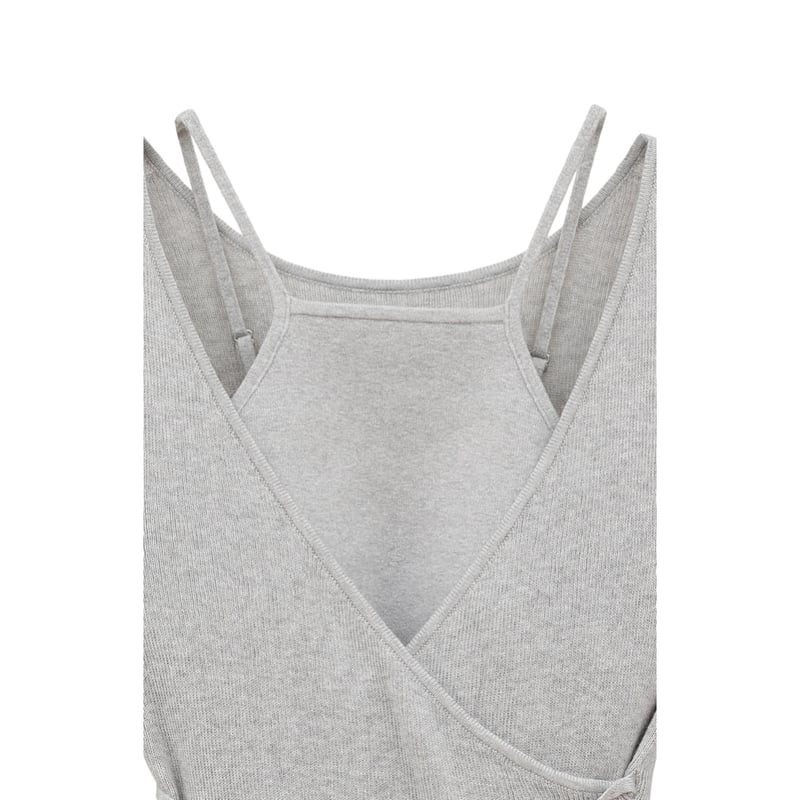 CLANE クラネ “CAMISOLE SET CACHECOEUR KNIT TOPS” キ 