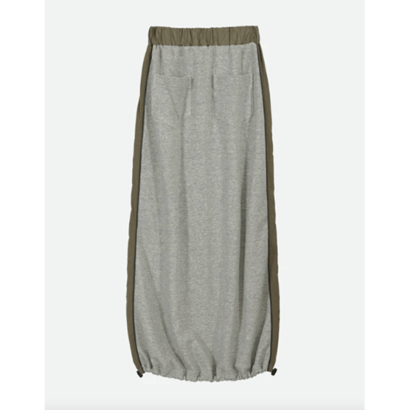 NOUNLESS ナウンレス “SWEAT DOCKING LINE SKIRT” スウェット