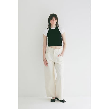 CLANE クラネ “ BACK RIBBON HALTER BUSTIER” バックリボンホルタービスチェ