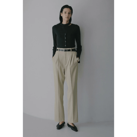 MANOF マノフ “HIGH WAIST TAPERED PANTS” ハイウエストテーパードパンツ