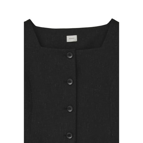 MANOF マノフ “SQUARE NECK GILET SET UP” スクエアネックジレセットアップ