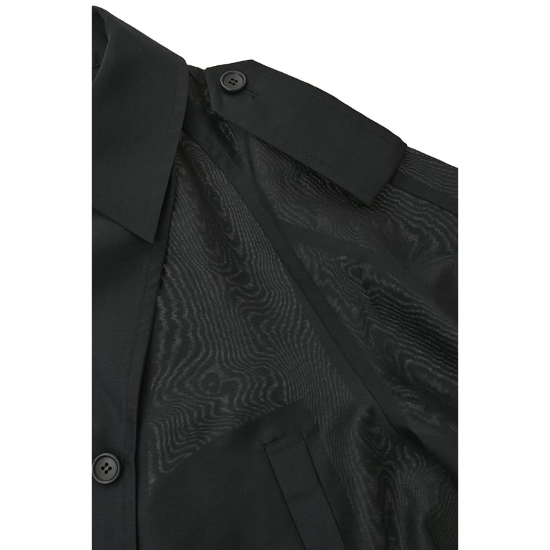 CLANE クラネ “SHEER SHORT TRENCH JACKET” シアーショートトレ