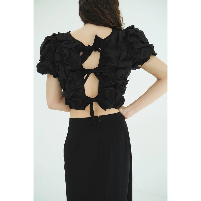 CLANE クラネ “W FACE CLOUD PUFF SLEEVE TOPS” ダブルフェ