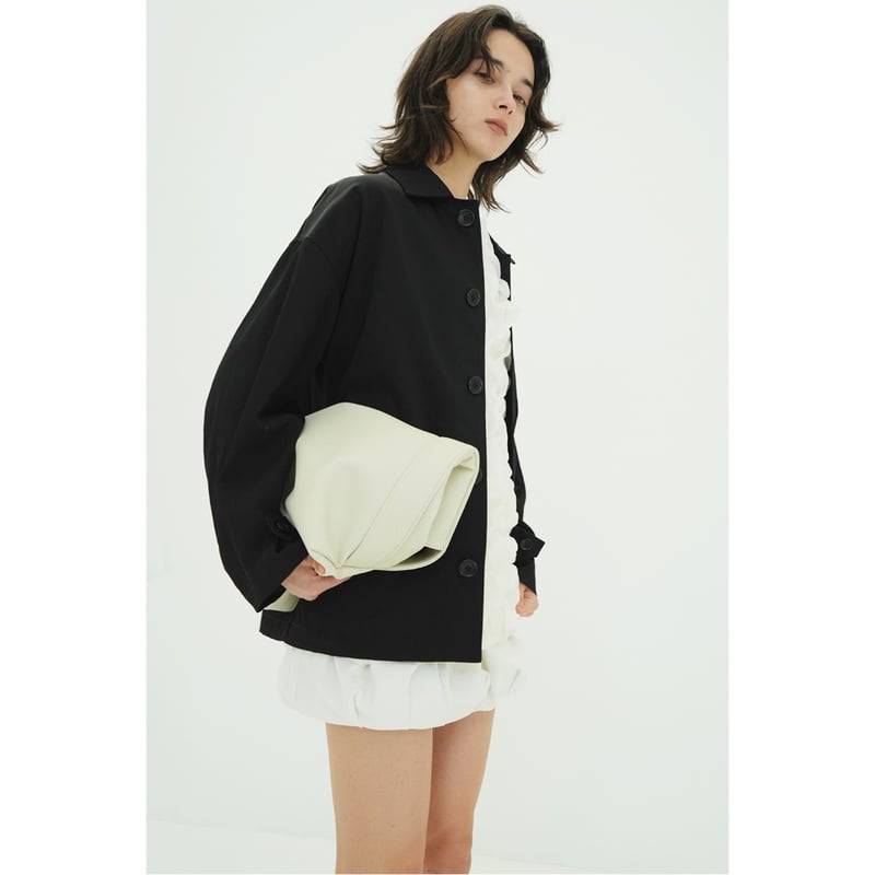 CLANE クラネ “WOOL NYLON SINGLE JACKET” ウールナイロンシング