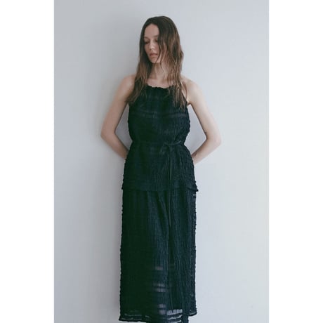 MANOF マノフ “SHIRRING HALTER NECK TOPS” シャーリングホルターネックトップス