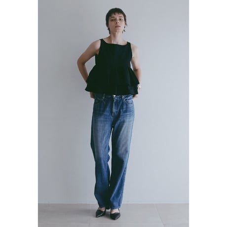 MANOF マノフ “SQUARE TIERED BLOUSE” スクエアティアードブラウス