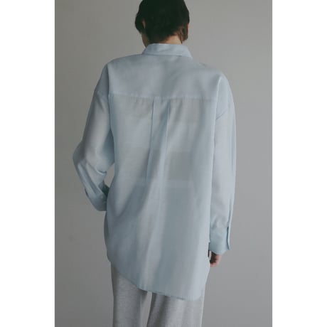 MANOF マノフ “SHEER 2WAY OVER SHIRT” シアーツーウェイオーバーシャツ