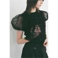 CLANE クラネ “TULLE VEST LAYERED TOPS” チュールベストレイヤードトップス