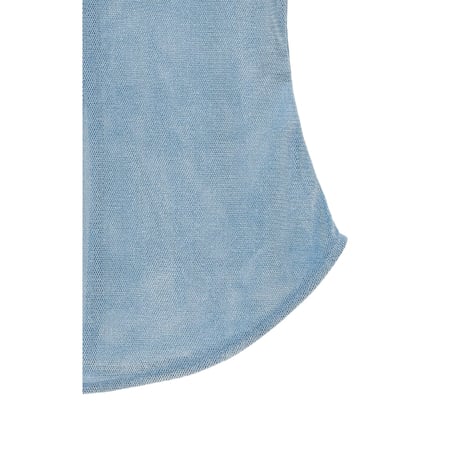 CLANE クラネ “SHEER VELOUR POWER SHOULDER TOPS” シアーベロアパワーショルダートップス