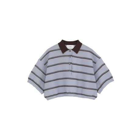 CLANE クラネ “SPONGY SHEER POLO KNIT TOPS” スポンジーシアーポロニットトップス