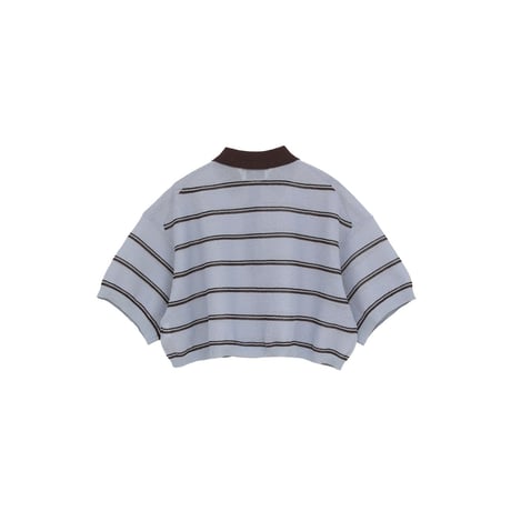 CLANE クラネ “SPONGY SHEER POLO KNIT TOPS” スポンジーシアーポロニットトップス