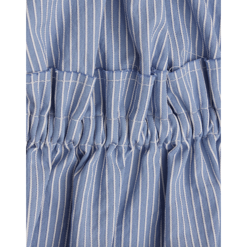 PINUE ストライプギャザービスチェ NOUNLESS - STRIPE GATHER BUSTIER TOPS / ストライプ ギャザー