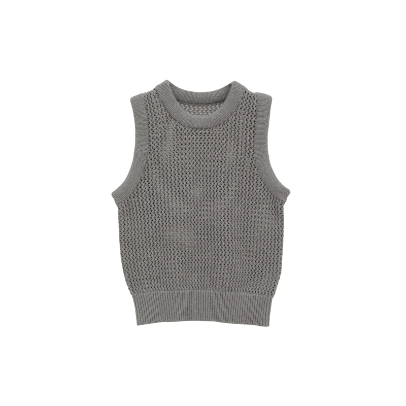 CLANE クラネ “3D RIB MESH KNIT TOPS” 3ディーリブメッシュ