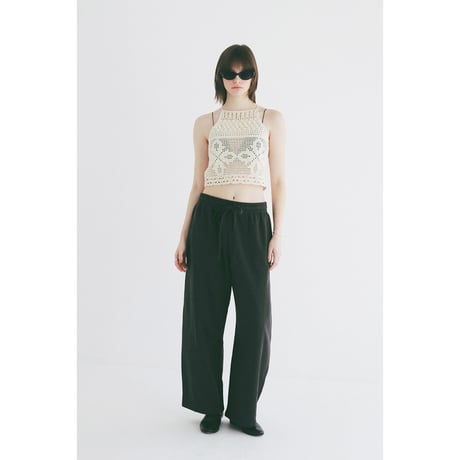 CLANE クラネ “CROCHET CAMI KNIT TOPS” クロシェキャミニットトップス