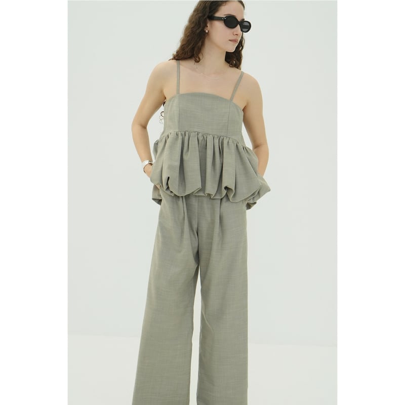 CLANE クラネ “PEPLUM LAYERED ALL IN ONE” ペプラムレイヤード